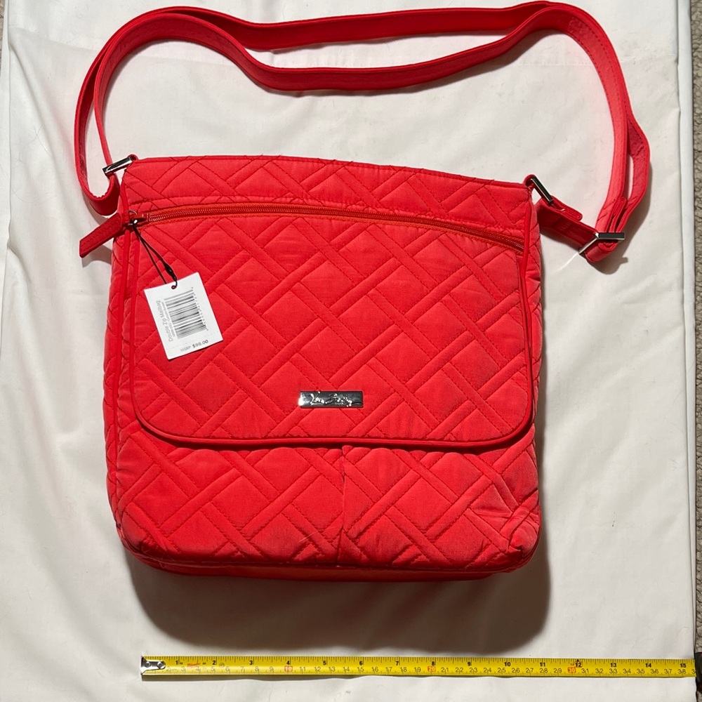 Vera Bradley Vibrant Red Quilted Crossbody Bag